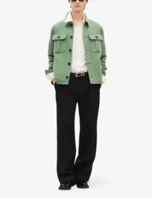 THE KOOPLES Chest-Pocket Wool-Blend Jacket detail 2