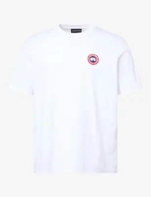 CANADA GOOSE Ocra Brand-Badge Cotton T-Shirt