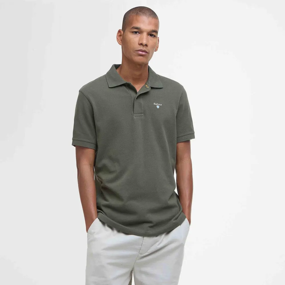 Barbour Men's Sports Polo Shirt detail 2