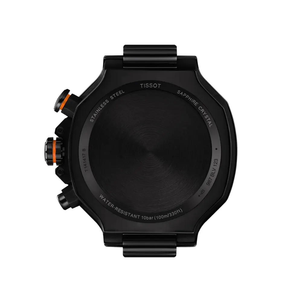 Tissot T-Race Quartz Chronograph 45mm Mens Watch Black in Black, additional product view 3