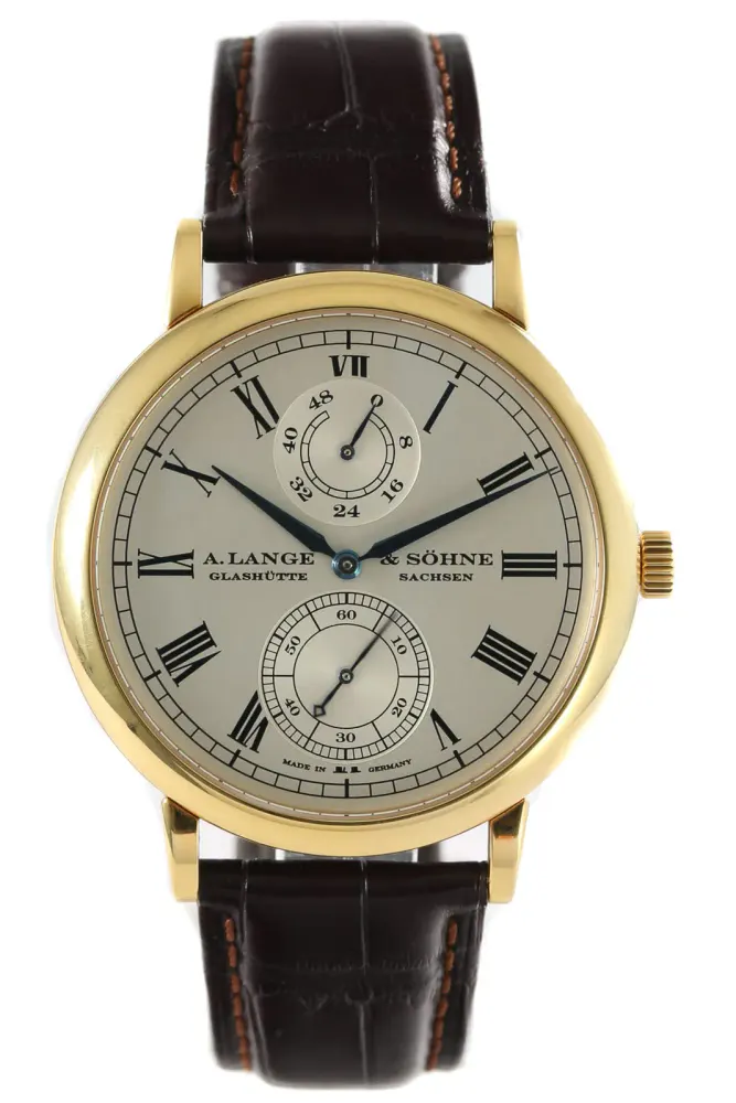 A. Lange and Sohne Grosse Langematick Gangreserve 304.048 — 2006 — Very good in Silver Roman Numeral – Pre-owned watches