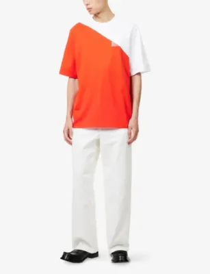 LOEWE Brand-Patch Cotton T-shirt detail 2