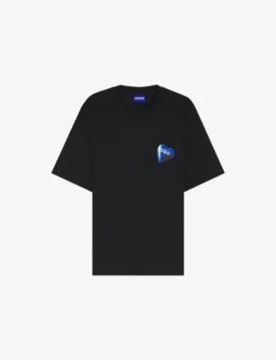 HUGO Logo-Print Short-Sleeve Cotton T-Shirt