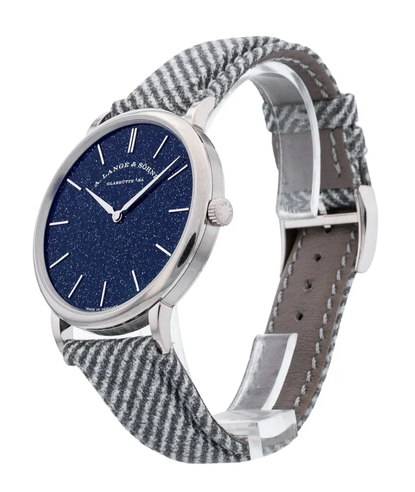 A. Lange and Sohne Saxonia Thin 205.086 — 2021 — Very good in Blue, additional product view 2