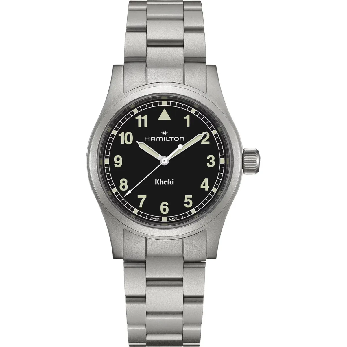 Hamilton Khaki Field Quartz 38mm Unisex Watch Black