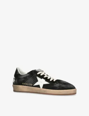 GOLDEN GOOSE Ball Star 80203 Suede Trainers - EUR 42 / 8 UK MEN in BLACK, additional product view 3