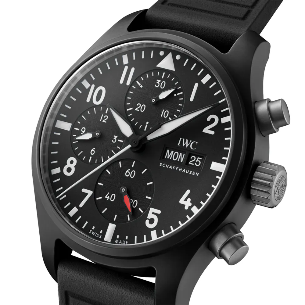IWC Pilot Chronograph Top Gun 41mm Mens Watch detail 2