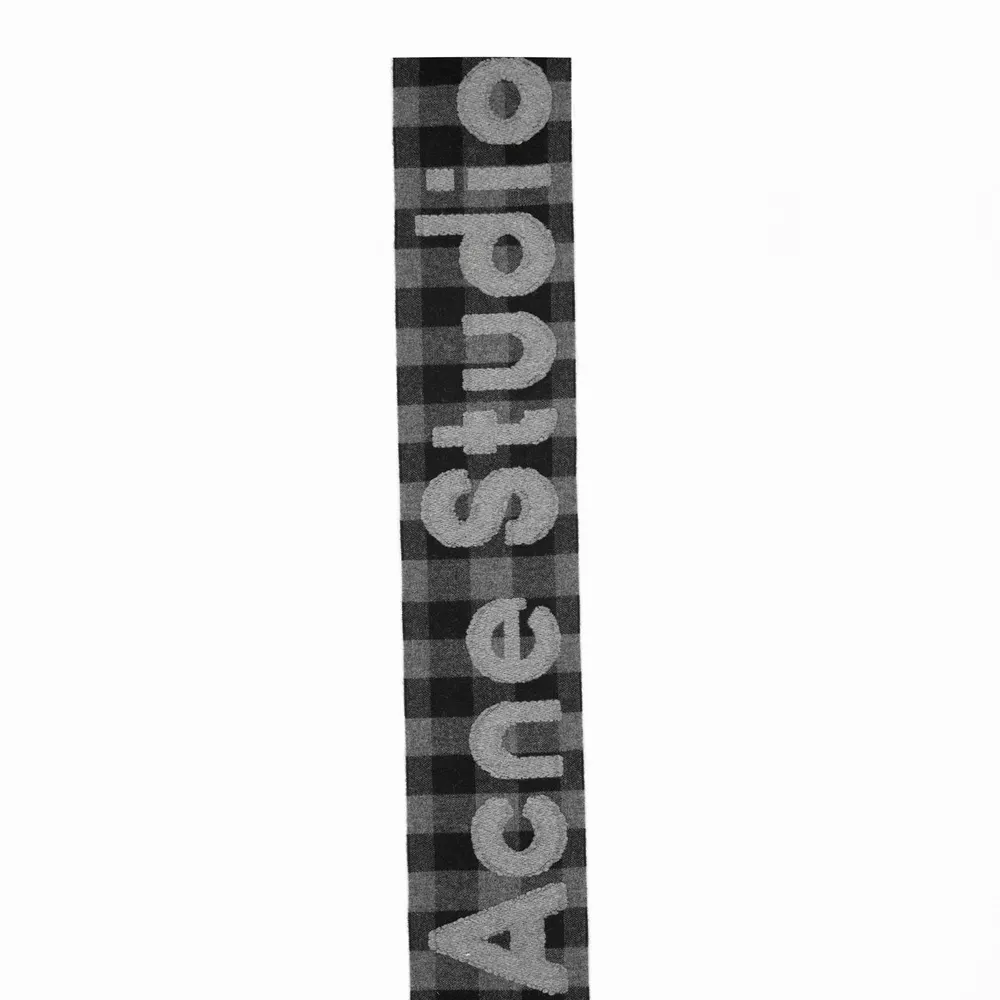 Acne Studios Men's Veda Knitted Scarf detail 2
