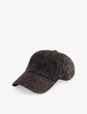 BASKETCASE Panther Leopard-Print Cotton Cap