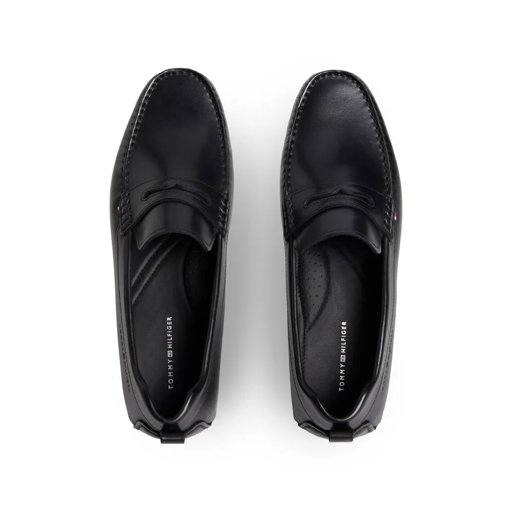 Tommy Hilfiger Men's Loafers in Triple Black, additional product view 2