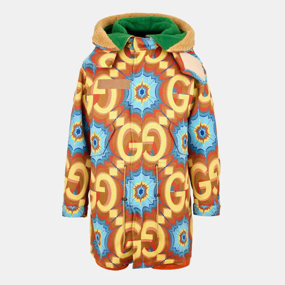 Gucci Men's Weather Resistant Tailored Fit Softshell Jacket