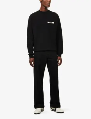 JACQUEMUS Le Gros Grain Cotton-Jersey Sweatshirt detail 2