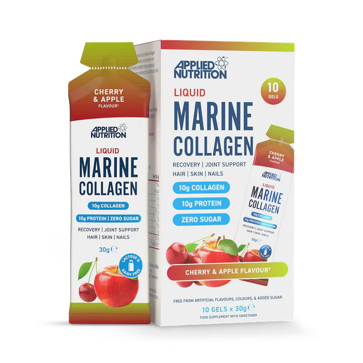 Applied Nutrition Liquid Marine Collagen Cherry & Apple 10 Gels