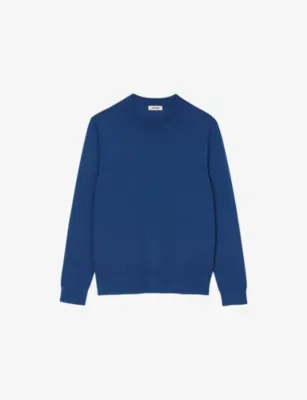 SANDRO Crewneck Fine-Knit Jumper - BLACK detail 2
