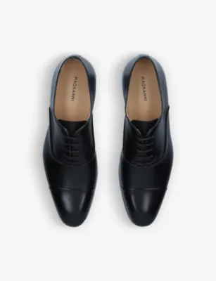 MAGNANNI Lace-up leather Oxford shoes - EUR 44.5 / 10.5 UK MEN in BLACK, additional product view 2
