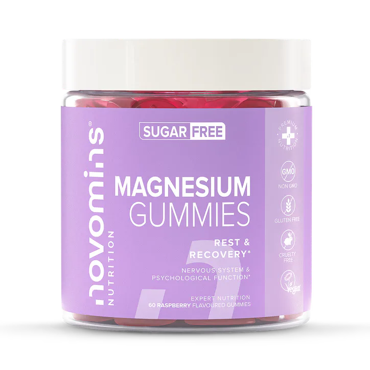Novomins Magnesium SF Raspberry Flavoured 60 Gummies