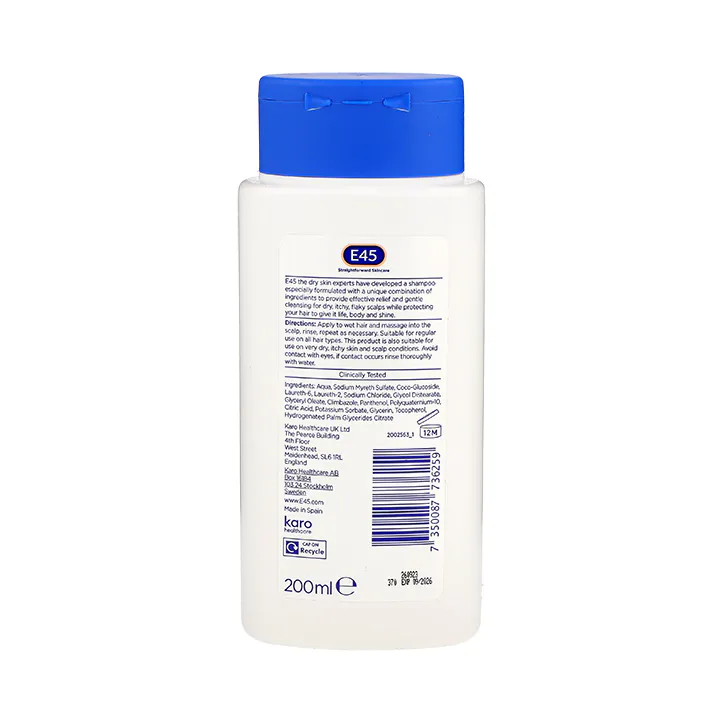 E45 Dry Scalp Shampoo 200ml detail 2