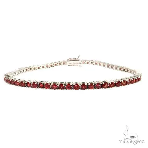 PIA - For Him GEMSTONES Red Sapphire Tennis Bracelet 69038