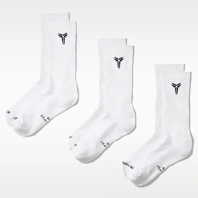 Nike Everyday Elevated 'Kobe' Crew Socks (3 Pairs) - Multi-Colour in Multi-Colour – Nike men's and unisex