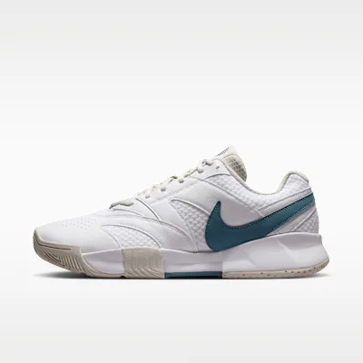 Nike NikeCourt Lite 4 Men's Tennis Shoes - White/Light Bone/New Slate/Smoky Blue