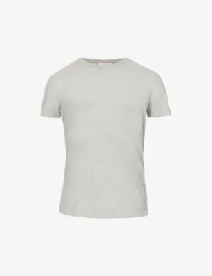 ORLEBAR BROWN Sammy marled crewneck cotton-jersey T-shirt