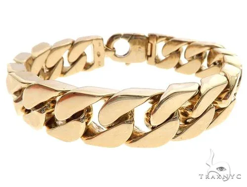 JALGAS - ASTOURIAN 14k Yellow Gold Braccio Bracelet 65018 in Yellow – Bracelet