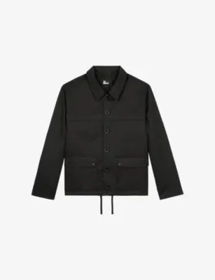 THE KOOPLES Patch-Pocket Regular-Fit Hooded Cotton Jacket detail 2