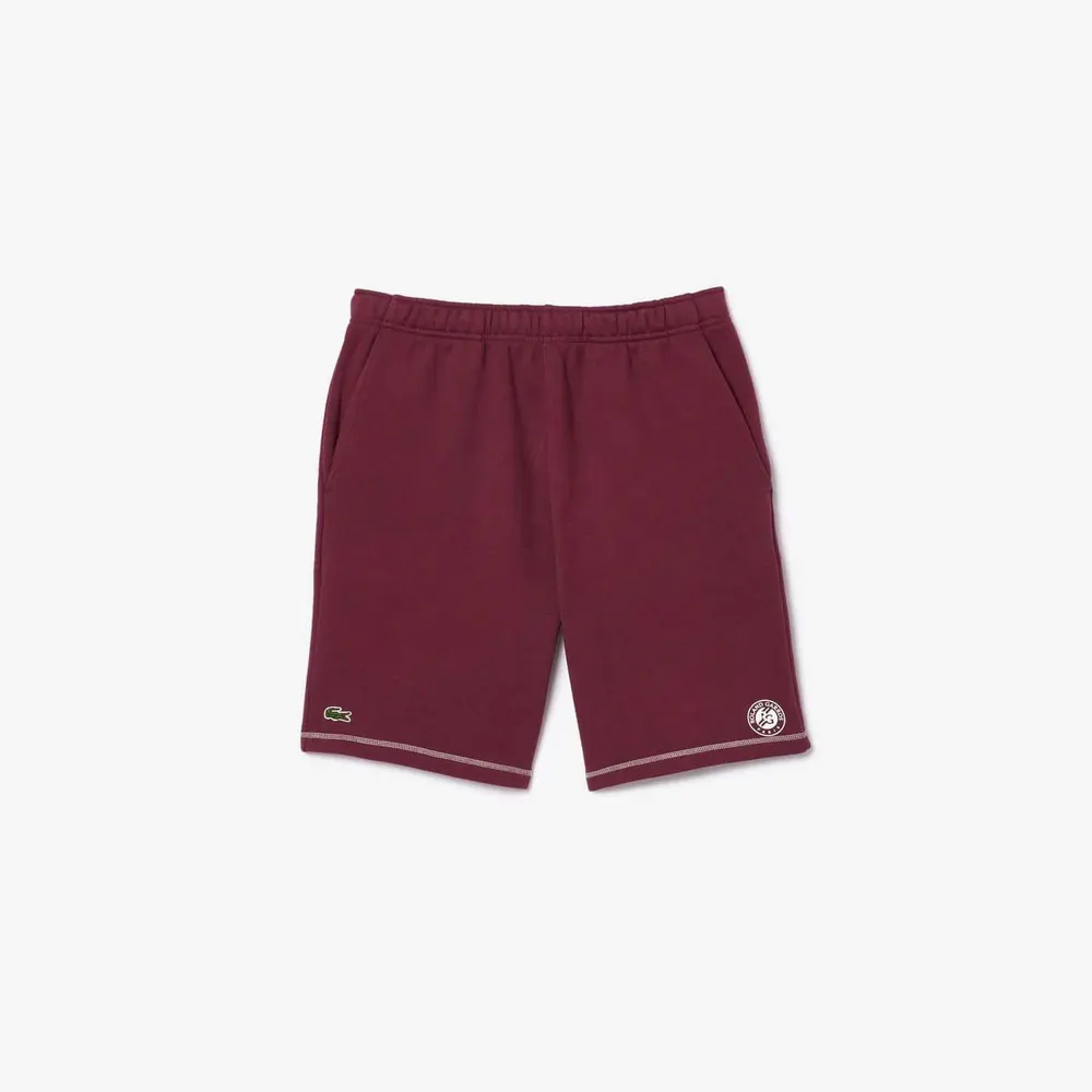Lacoste Roland Garros Edition Fleece Tennis Shorts detail 2
