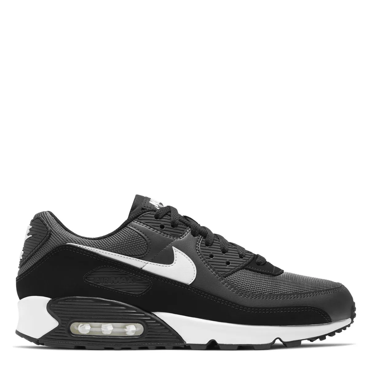 For Him Nike Air Max 90 Mens Shoes in Black/White – Footwear