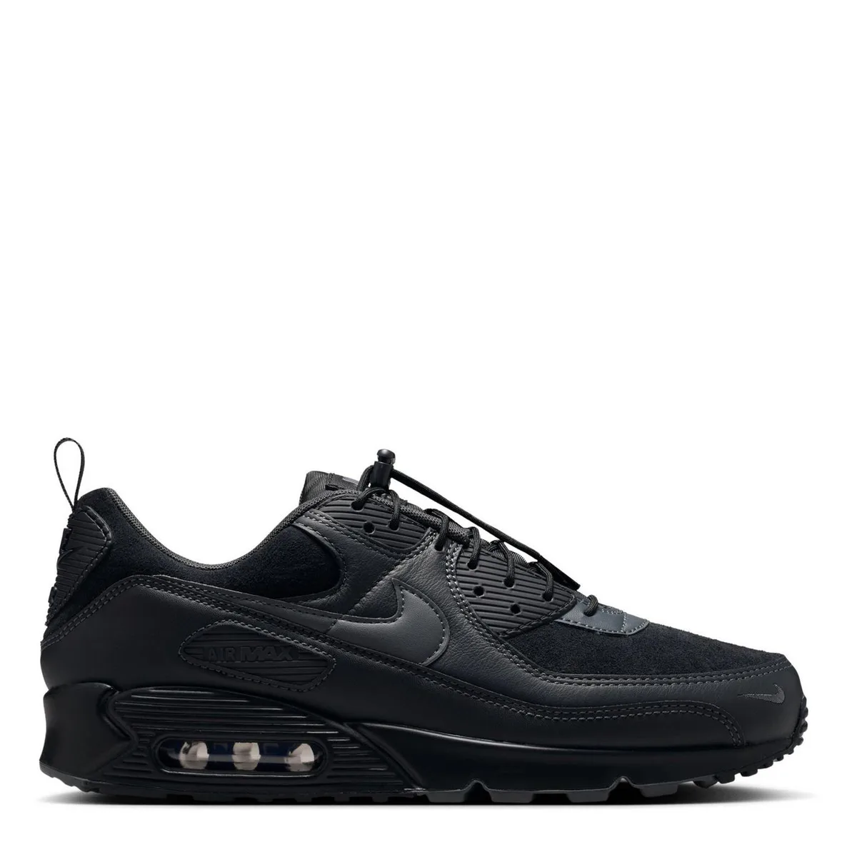 For Him Nike Air Max 90 Mens Shoes in Black/Iron – Footwear