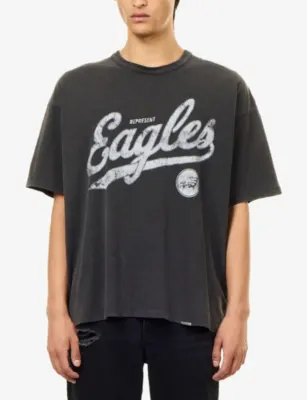 REPRESENT x NFL Philadelphia Eagles Jersey T-Shirt detail 3