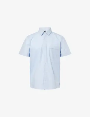 PAIGE Milford Short-Sleeve Cotton Shirt