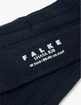 FALKE Lhasa ribbed woven-blend socks - 12-14.5 detail 2