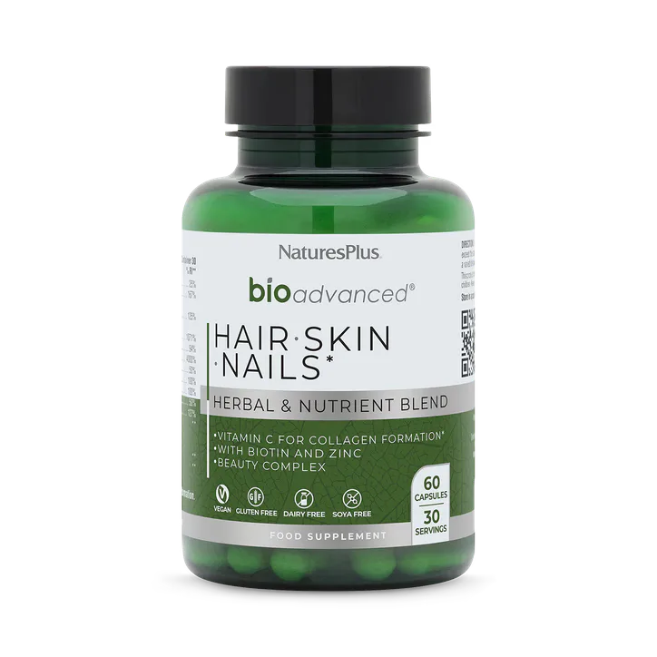 NaturesPlus BioAdvanced Hair, Skin, Nails 60 Capsules