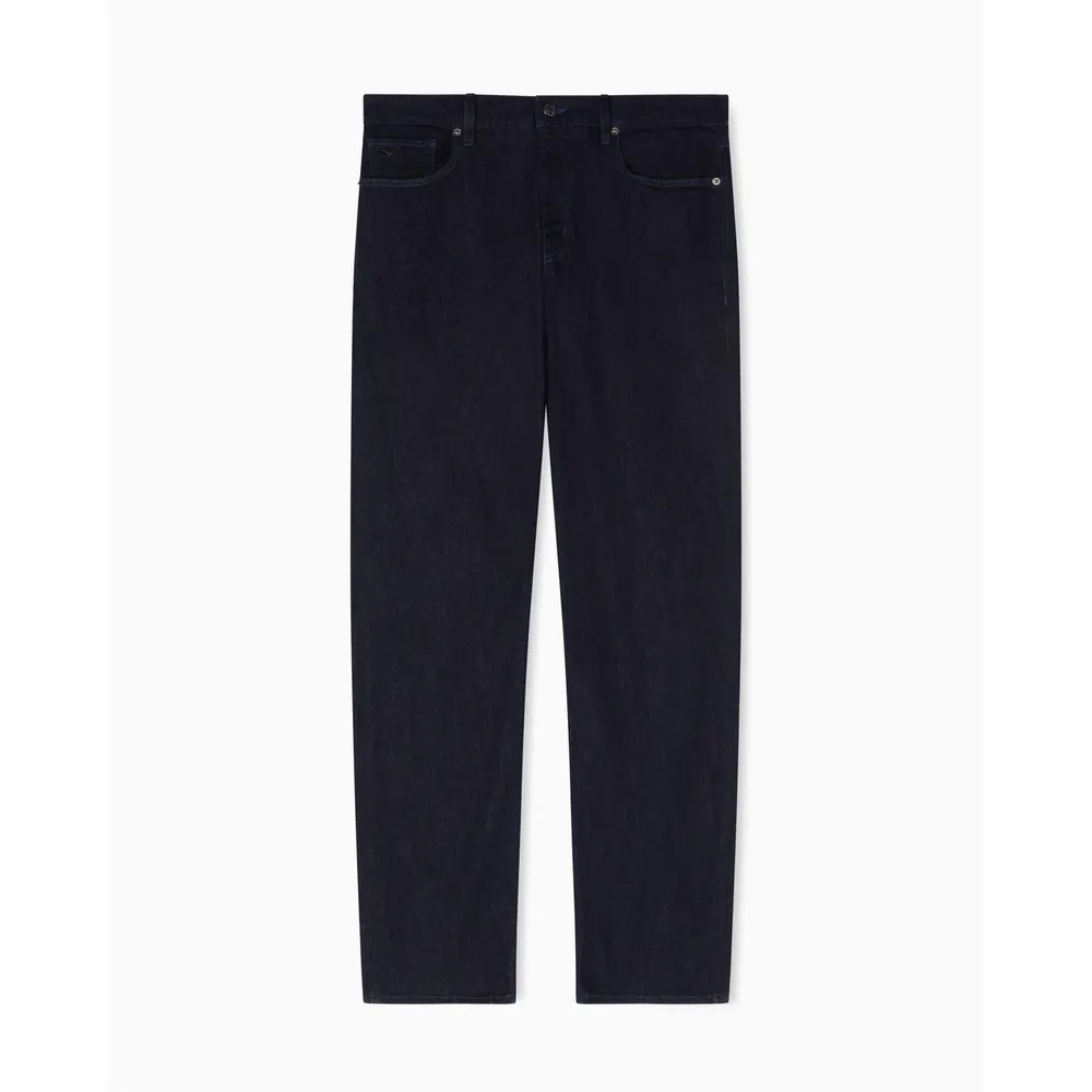Emporio Armani Mens J76 Straight Fit Jeans