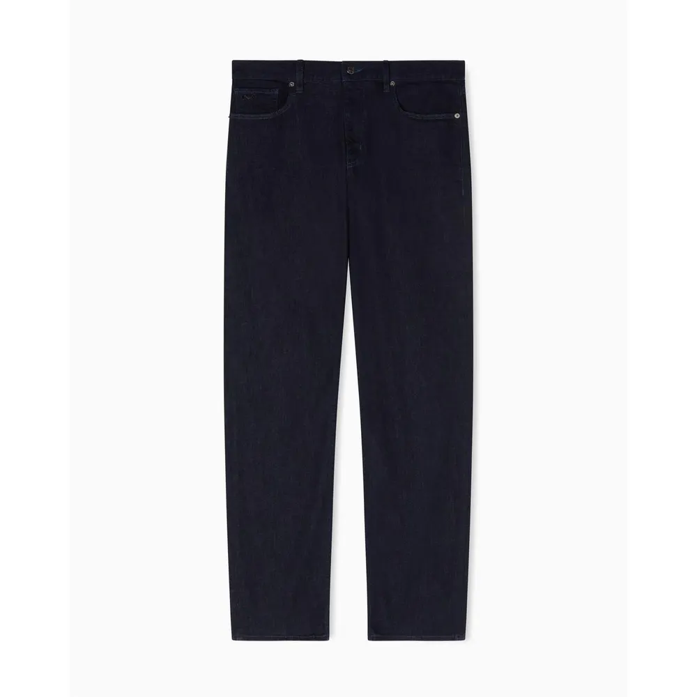 Emporio Armani Mens J76 Straight Fit Jeans detail 2