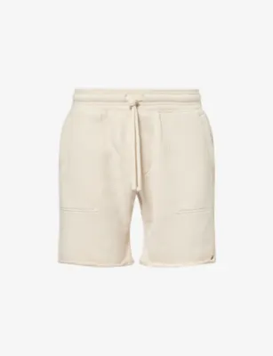 PAIGE Ruiz Raw-Hem Cotton-Jersey Shorts