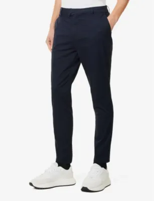 ARNE Tailored straight-leg stretch-cotton chino trousers - 30R detail 3