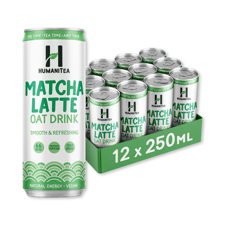 HumaniTea Cold Brew Matcha Latte - 12x250ml detail 2