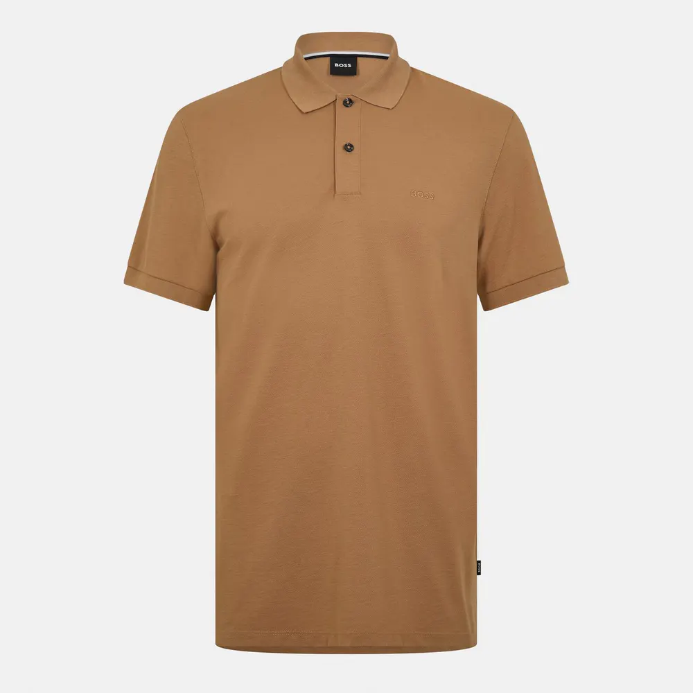 Boss Mens BOSS BLACK Pallas Polo Iconic Logo Embroidered Shirt