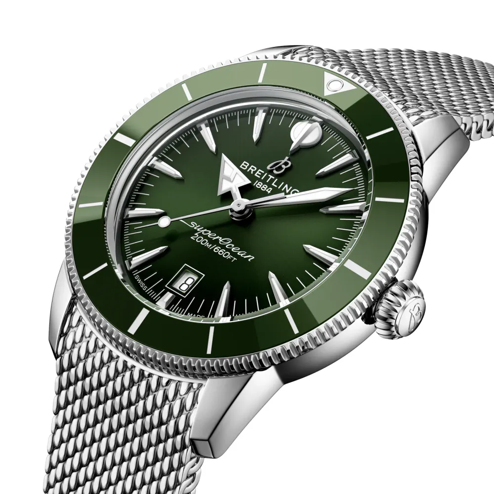 Breitling Superocean Heritage B31 Automatic 44mm Mens Watch Green in Green, additional product view 3