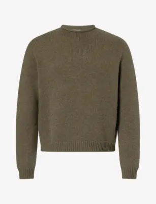 THE ROW Markhim Mock-Neck Cashmere Jumper