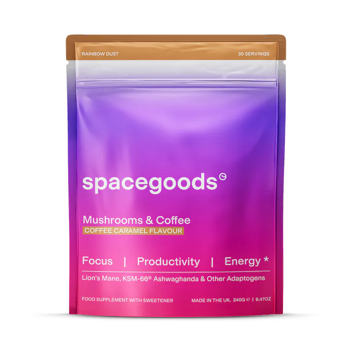 Spacegoods Rainbow Dust Coffee Caramel Superfood Powder 240g