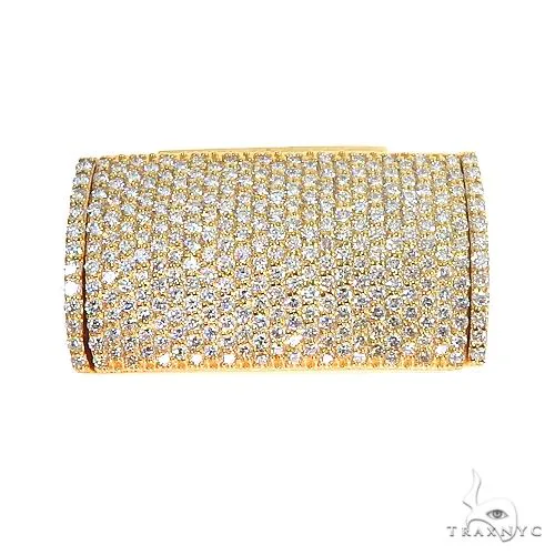 AHMED - MOON JEWELRY 14K Gold Miami Cuban Diamond Lock 66917 in Rose – Pendant