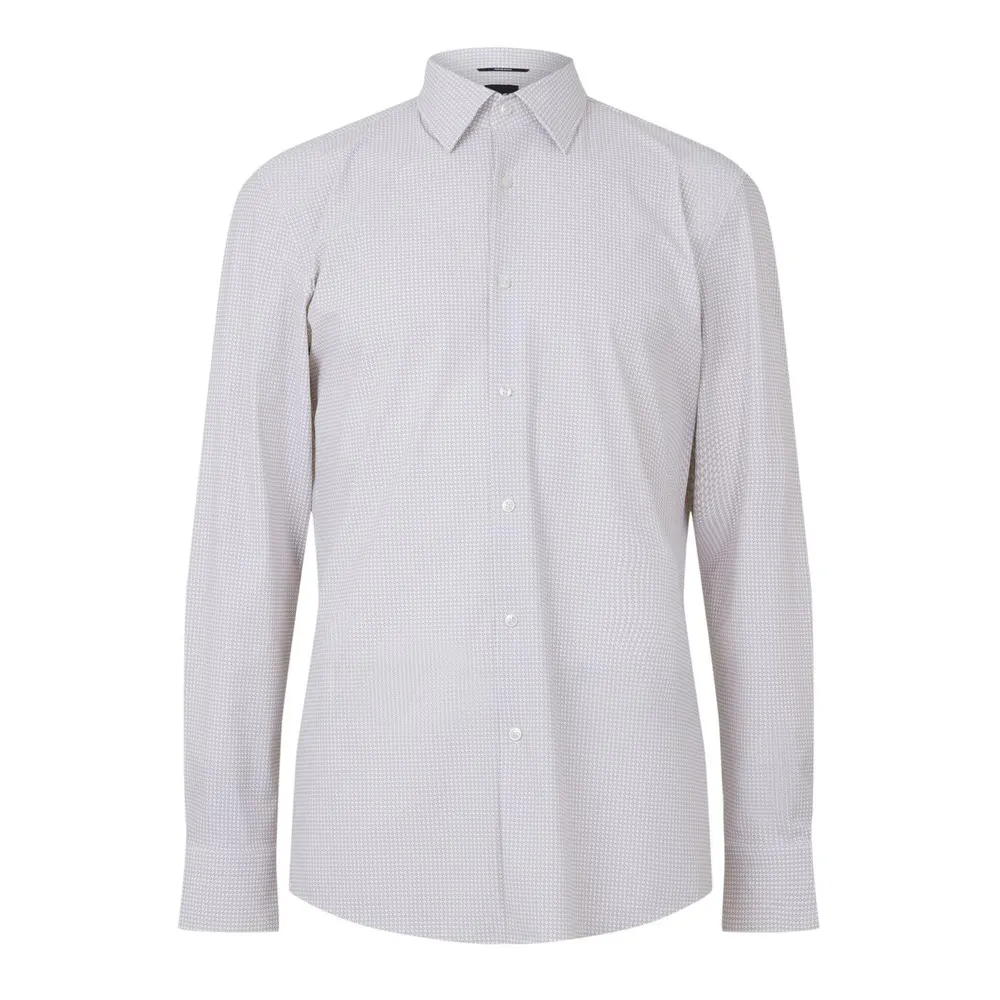 Boss Men's Long Sleeve Plain Shirt