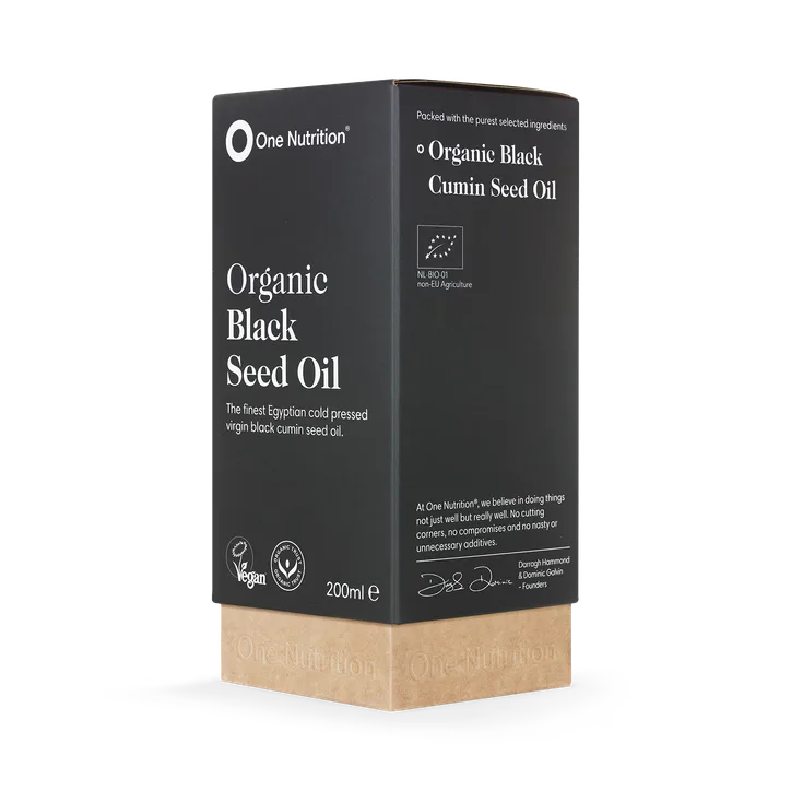 One Nutrition Organic Black Seed Oil 200ml - VEGAN detail 2