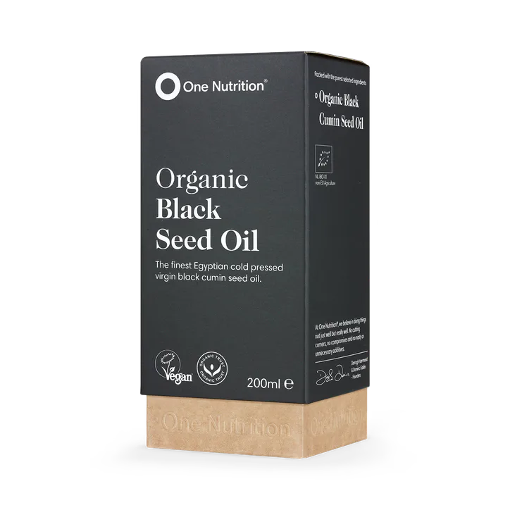 One Nutrition Organic Black Seed Oil 200ml - VEGAN detail 3