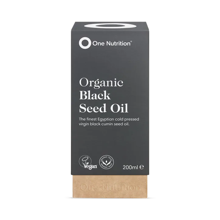 One Nutrition Organic Black Seed Oil 200ml - VEGAN