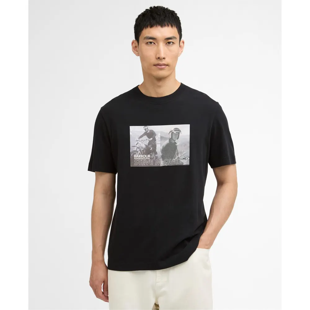 Barbour International Mens Hellen T-Shirt detail 2
