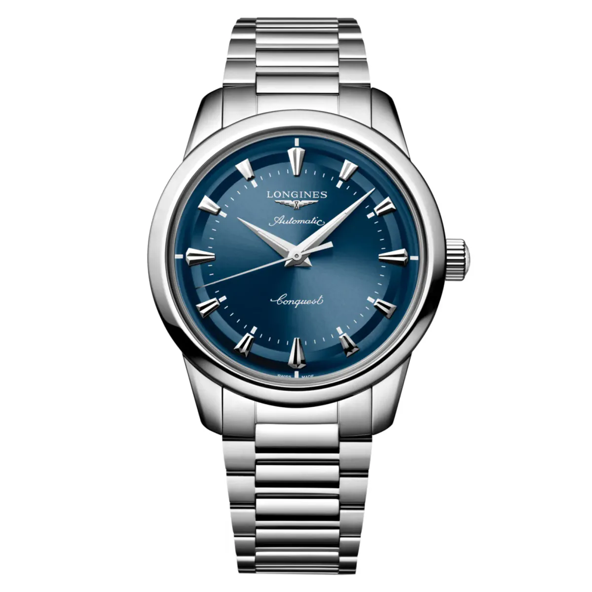 Longines Conquest Heritage 40mm Mens Watch Blue